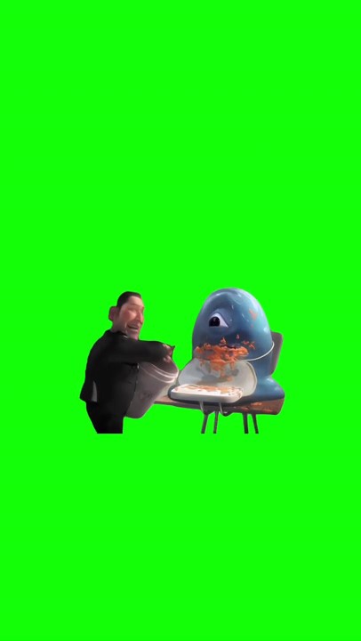 Dont cry little monster Meme Green Screen