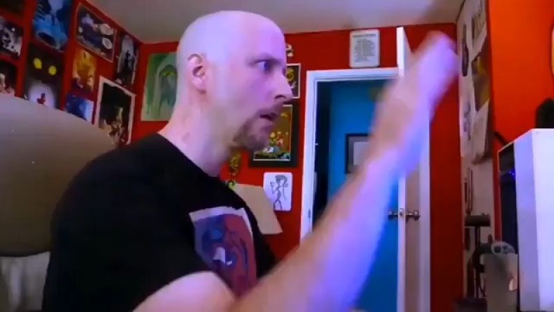 Doug Walker Crying On The Computer Meme Template