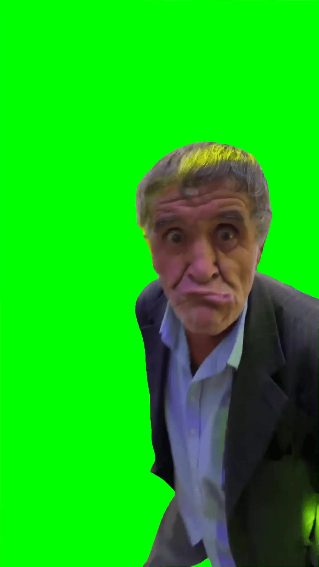 Drunk uncle meme green screen