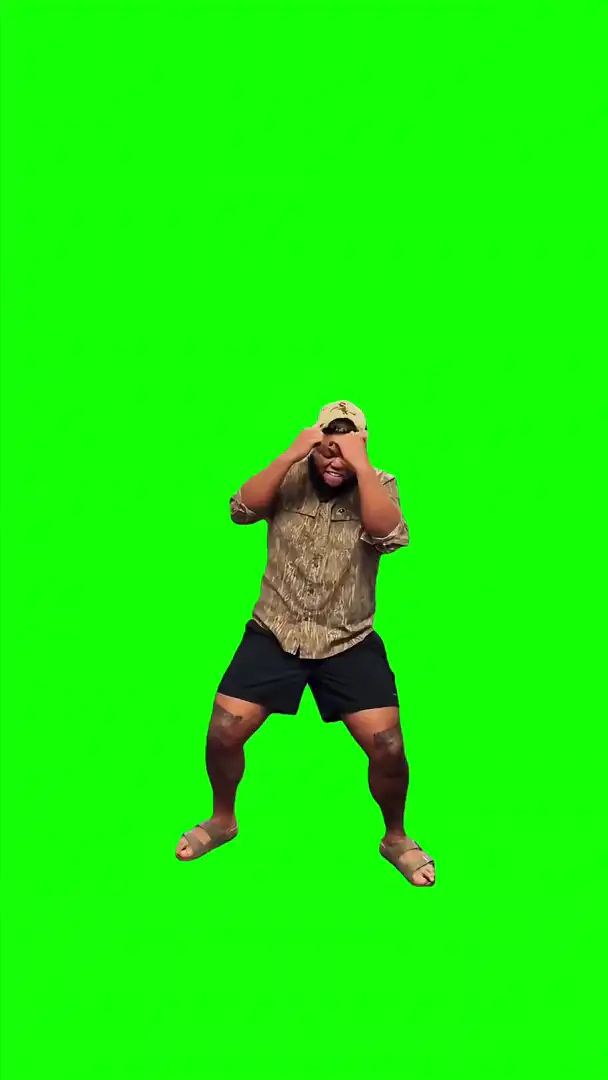 Druski Dancing Meme Green Screen