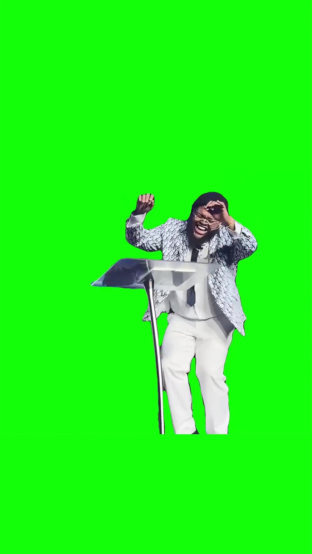 Druski dancing off Green Screen Meme