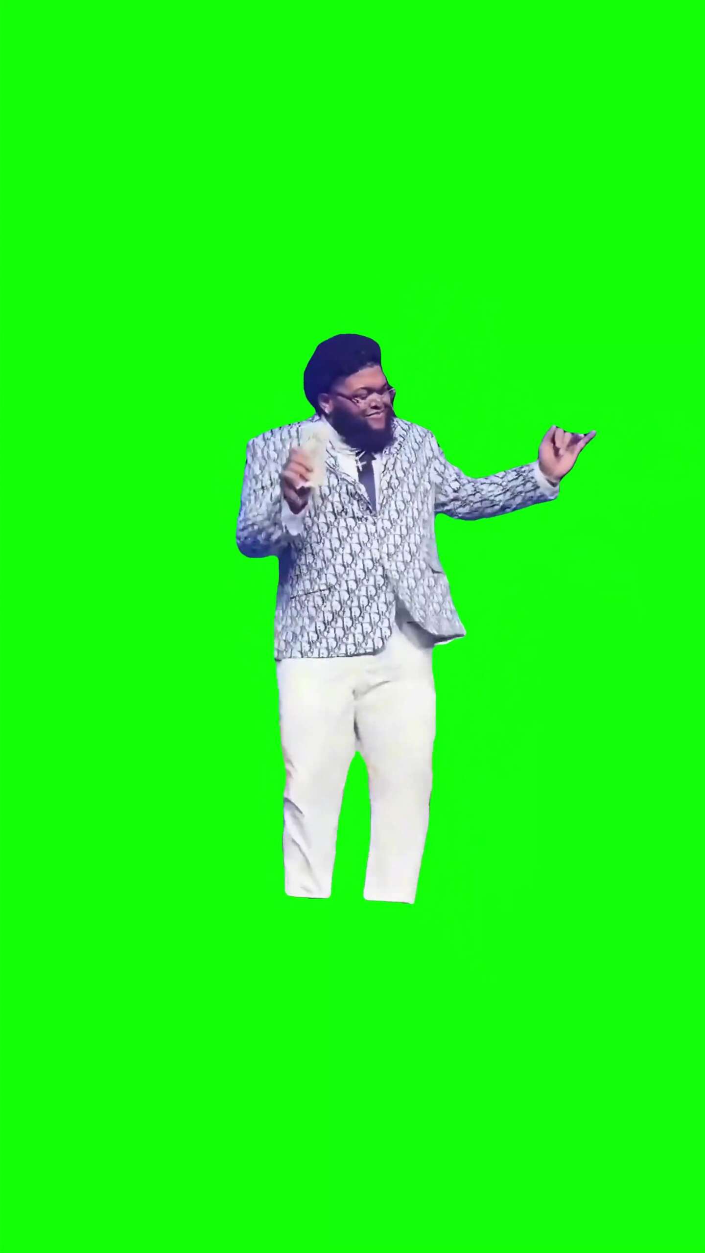 Druski dancing with money Green Screen Meme