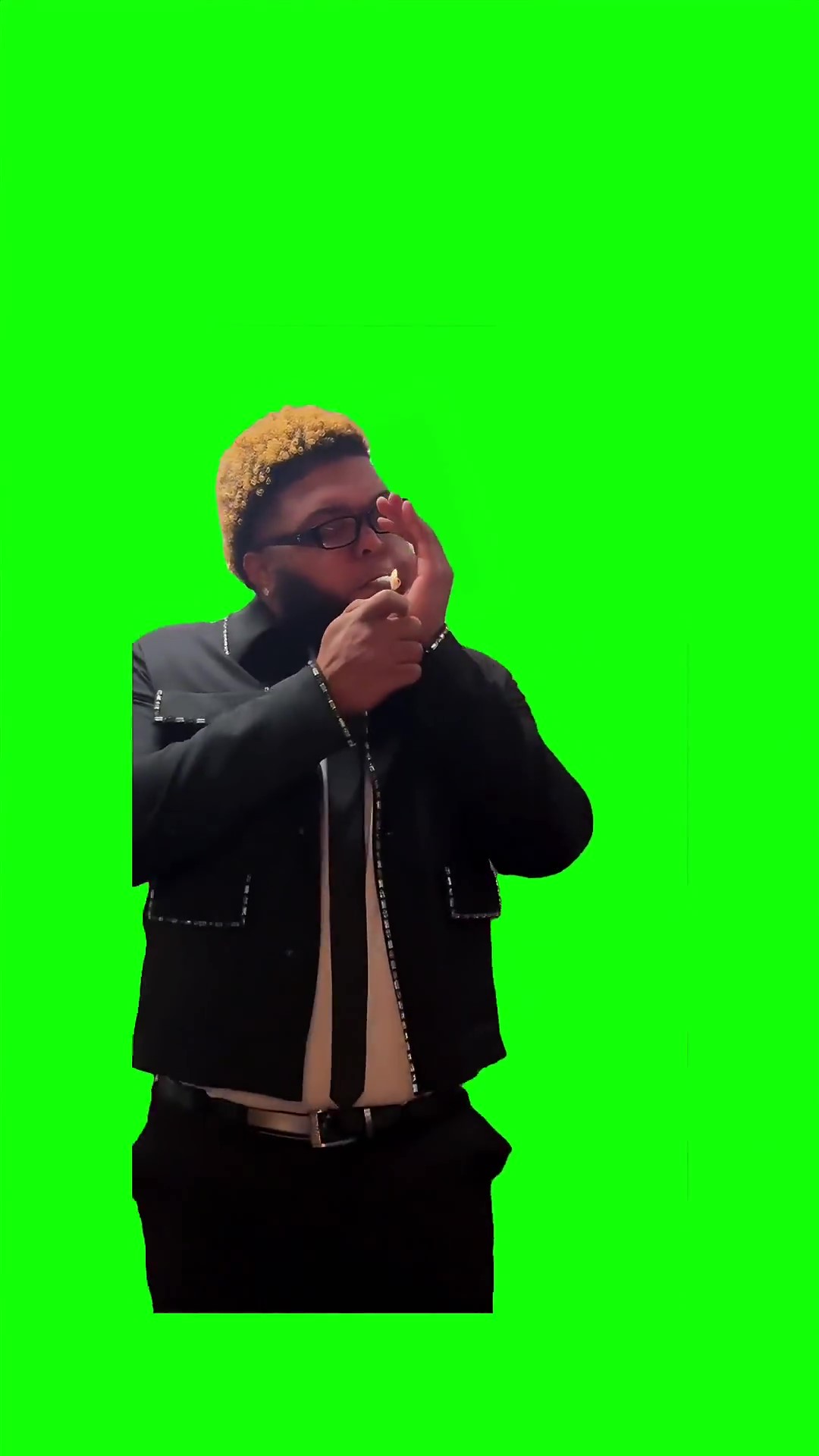 Druski walkout Green Screen Meme