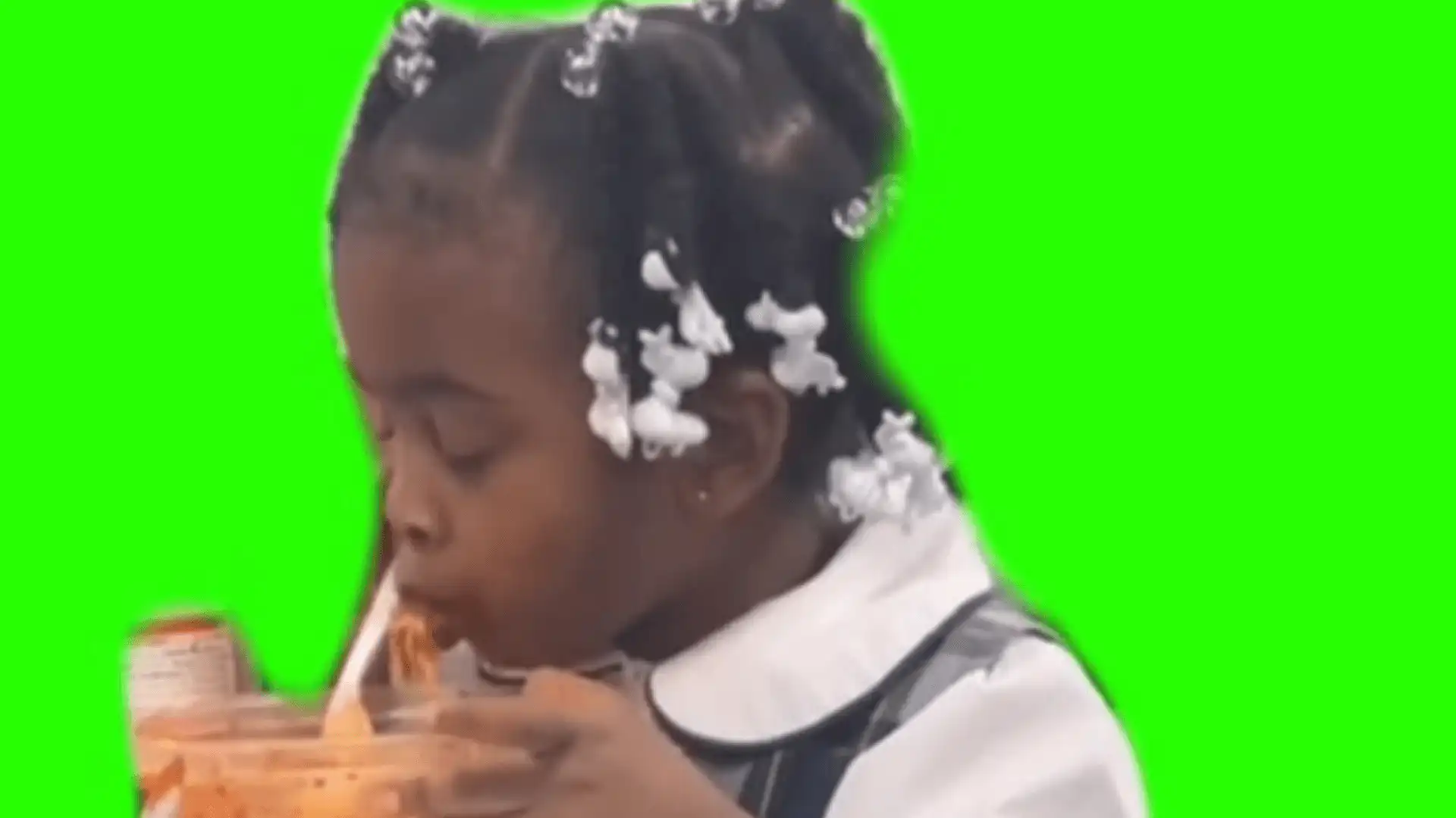 Eating that up meme green screen