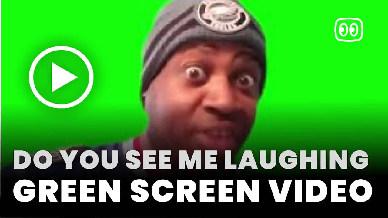 EDP445 Do You See Me Fucking Laughing Meme Green Screen