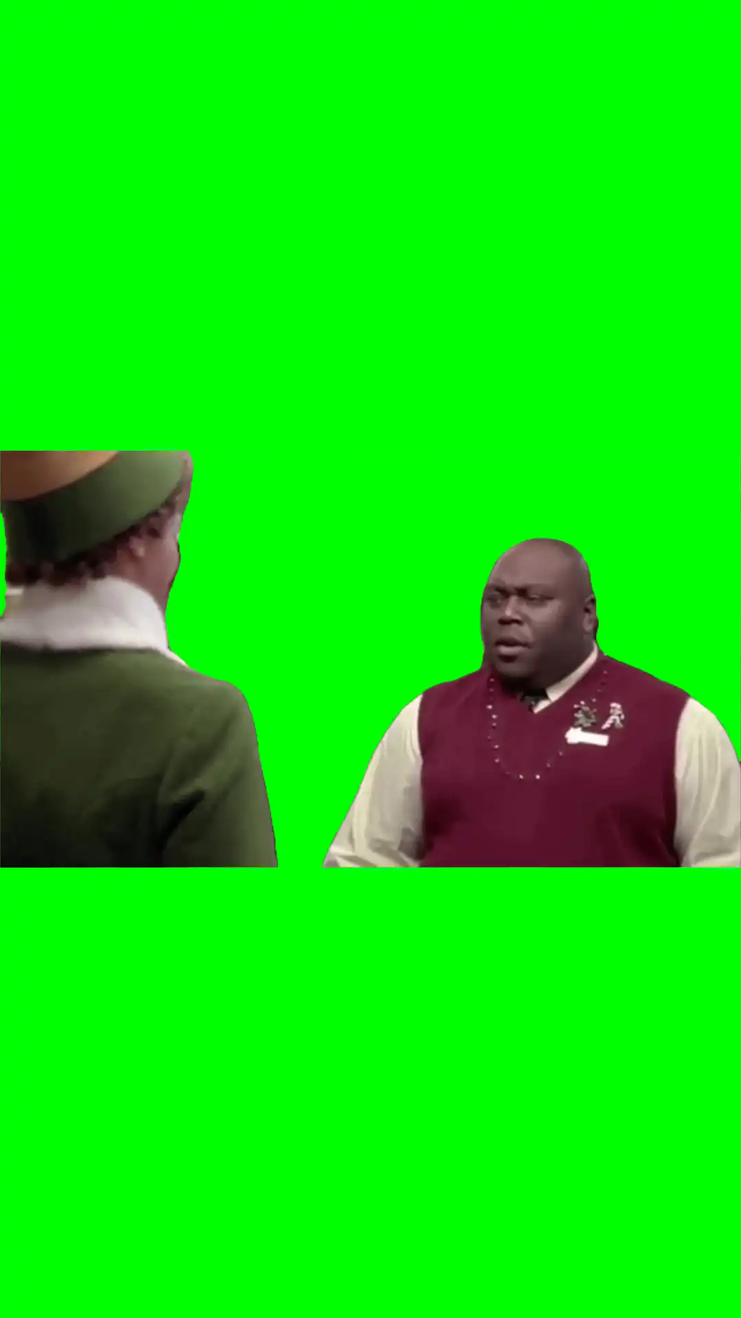ELF, I know him Meme green screen