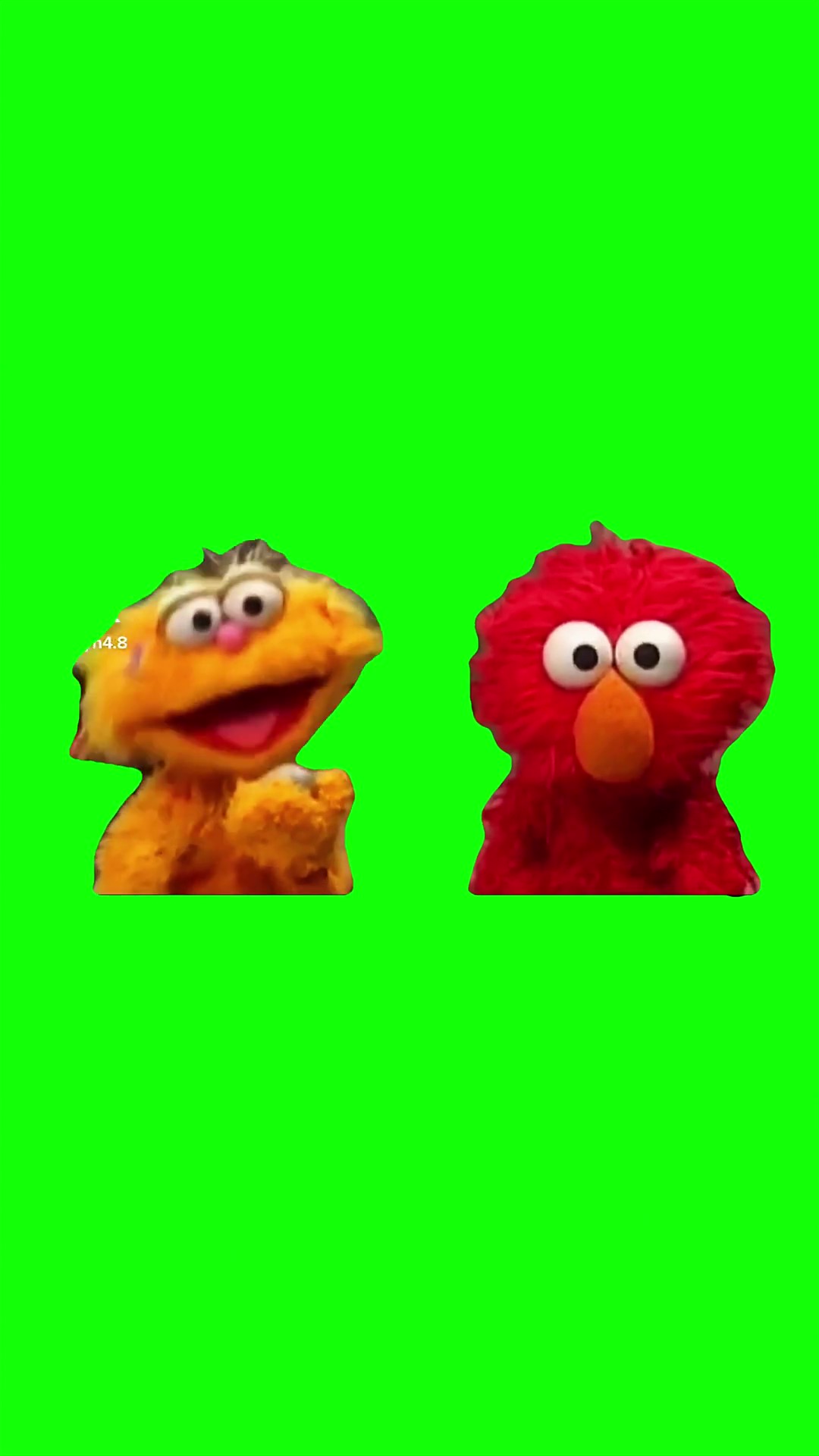 Elmo zoning out meme Green Screen