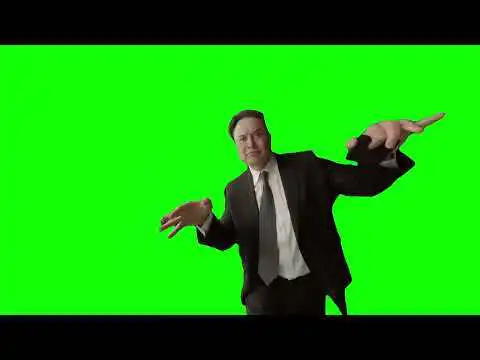 Elon Musk Dancing Tesla Factory Opening Berlin Green Screen