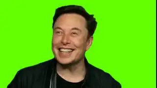 Elon Musk Laugh Green Screen