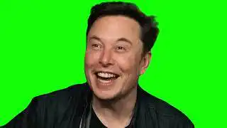 Elon Musk Laughing at Deer Green Screen