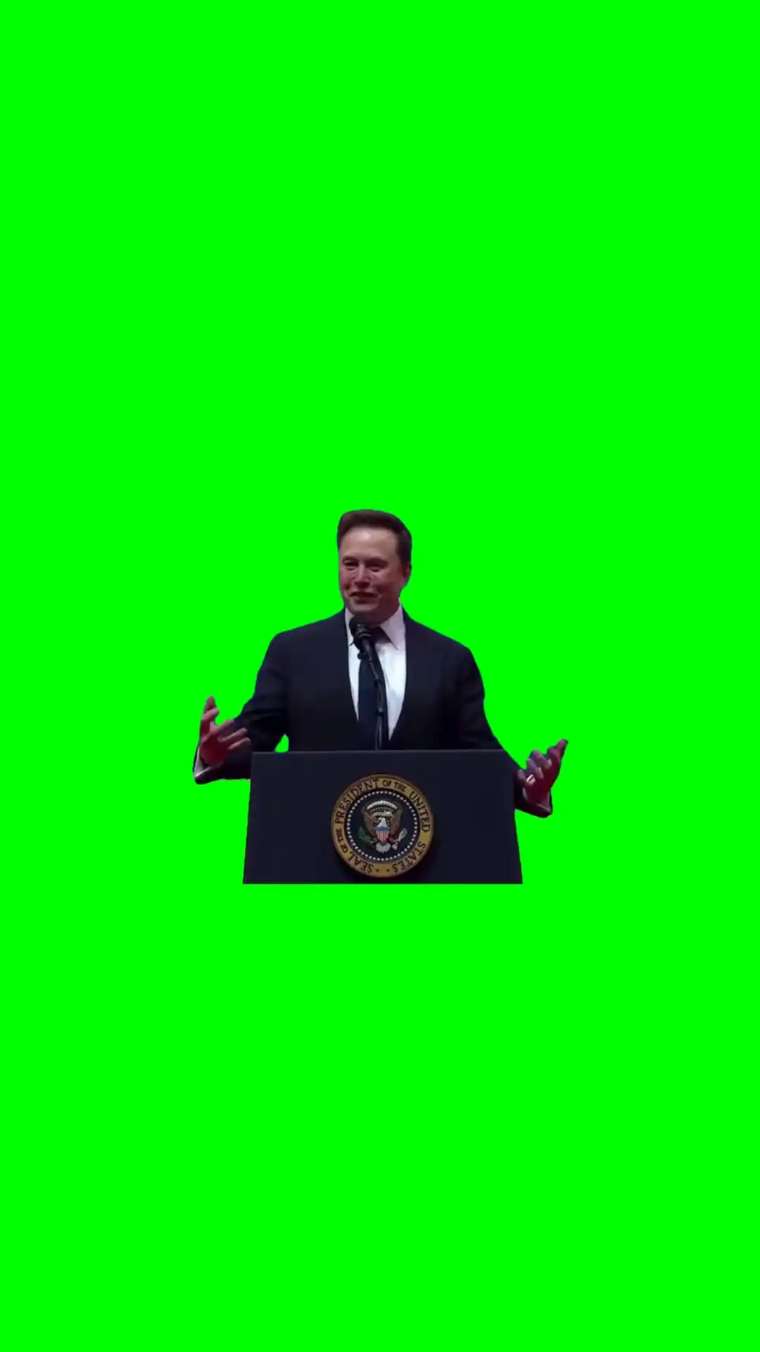 Elon Musk Plant a Flag! Meme Green Screen