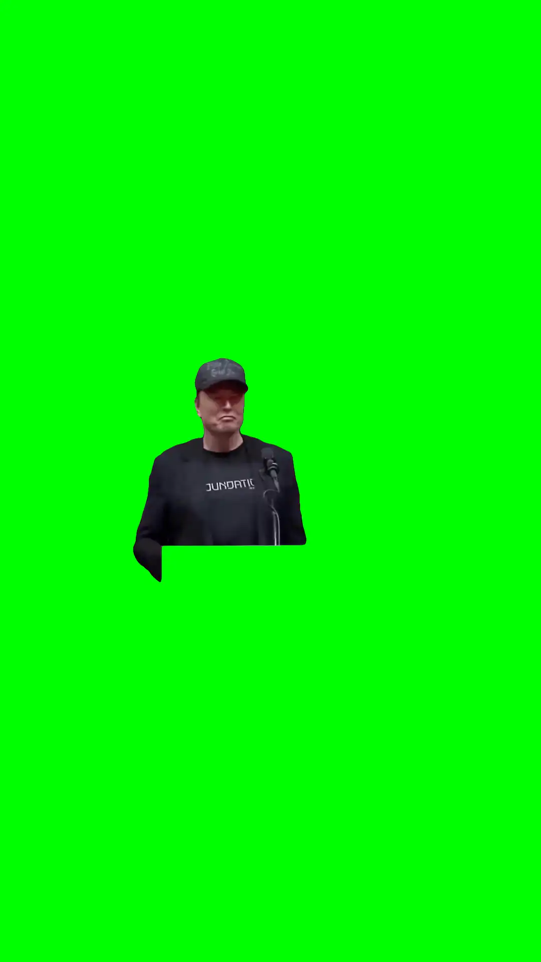 Elon Musk Speech Entry green screen