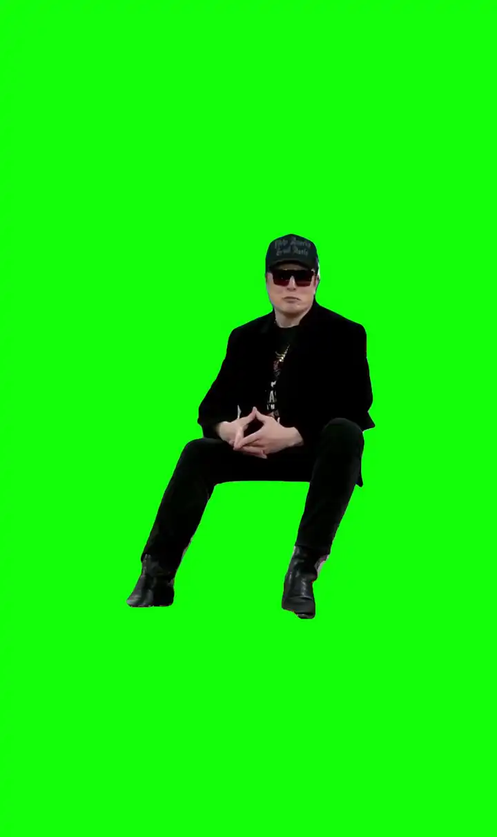 Elon musk you cant afford me Meme Green Screen