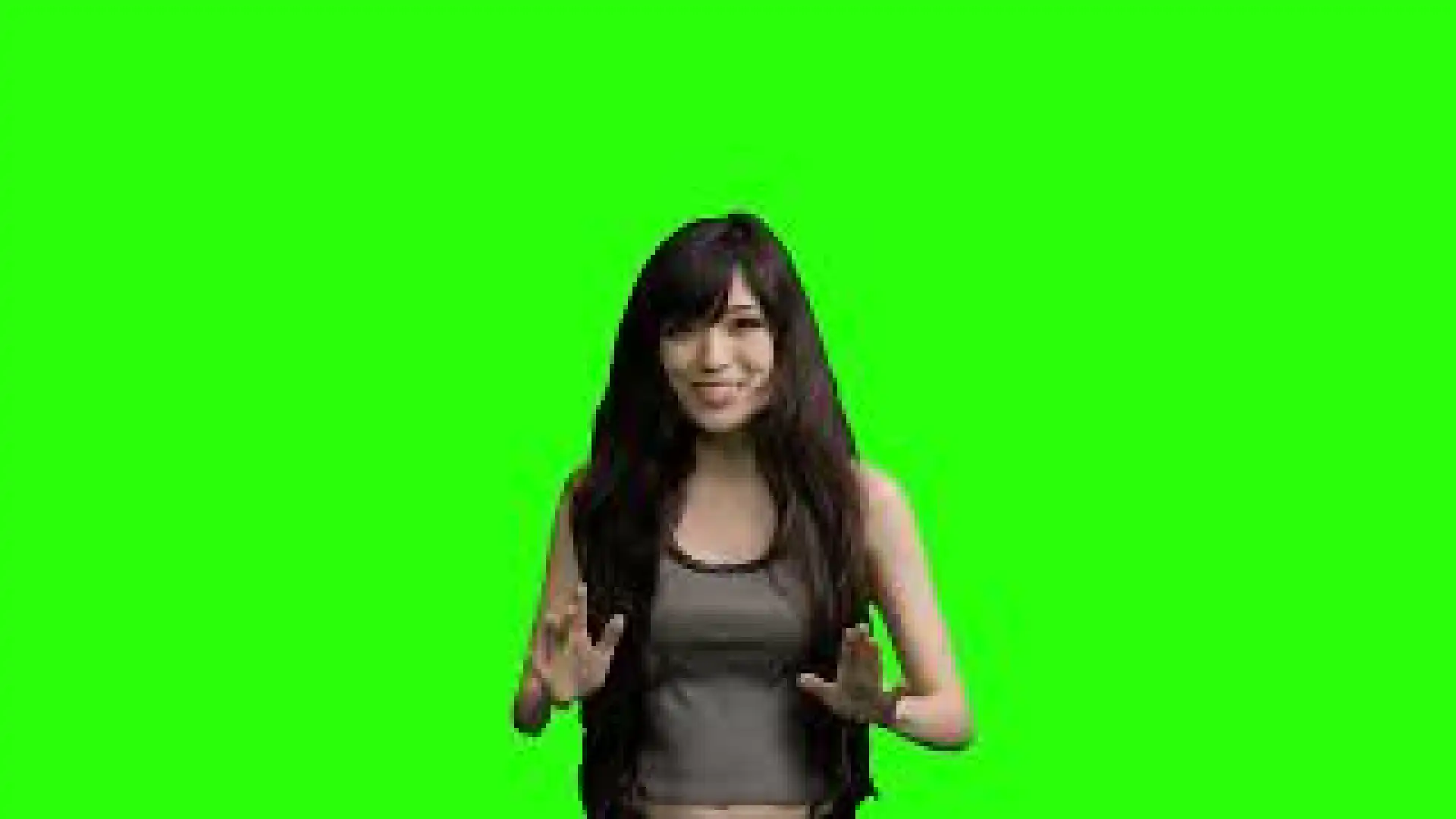 Emiru just one more day green screen