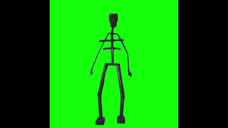 Endoskeleton Dancing Green Screen Meme Video