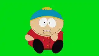Eric Cartman eating meme Green Screen