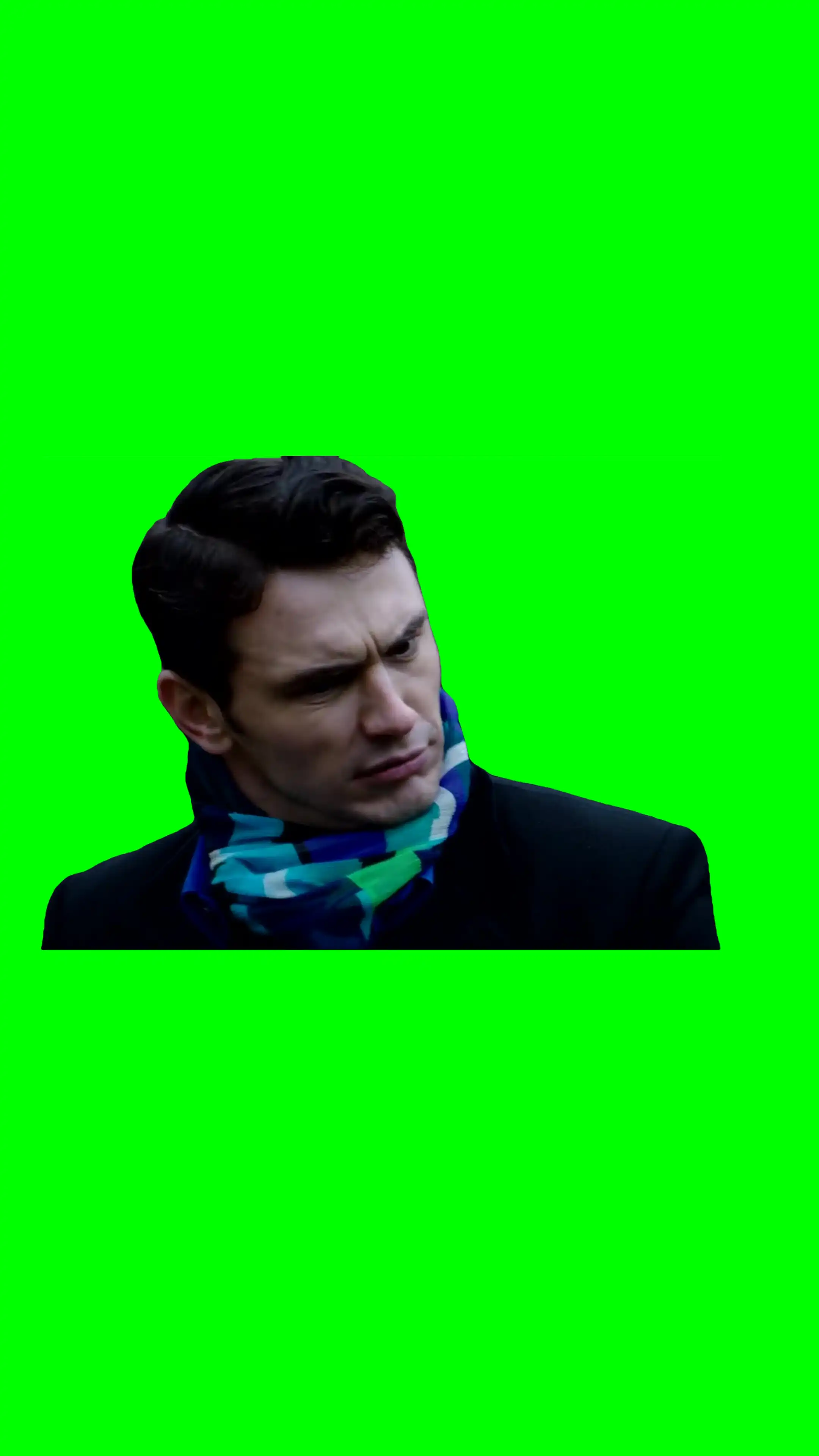Excuse Me James Franco Green screen