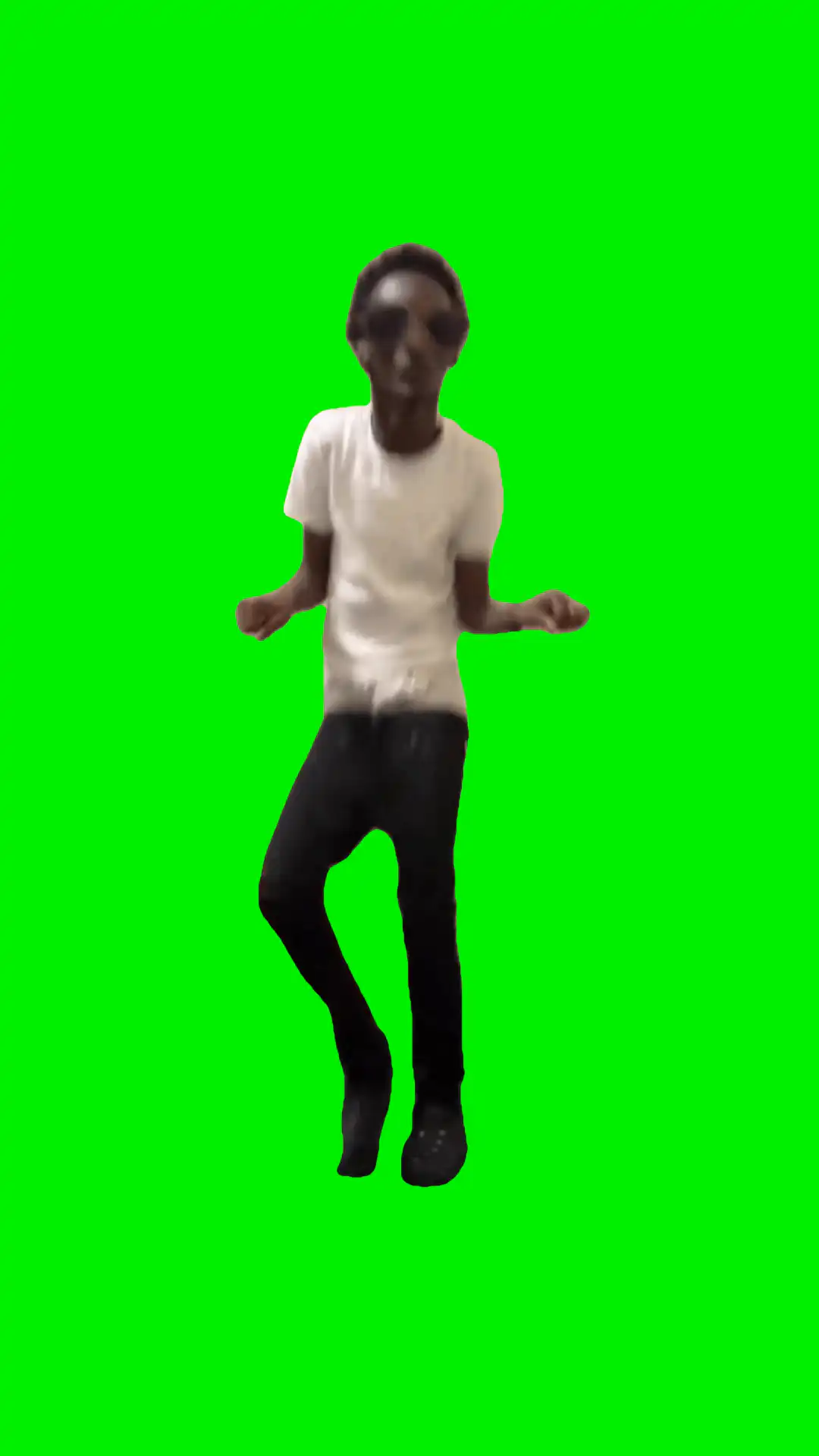 Falling dreaming dance meme green screen