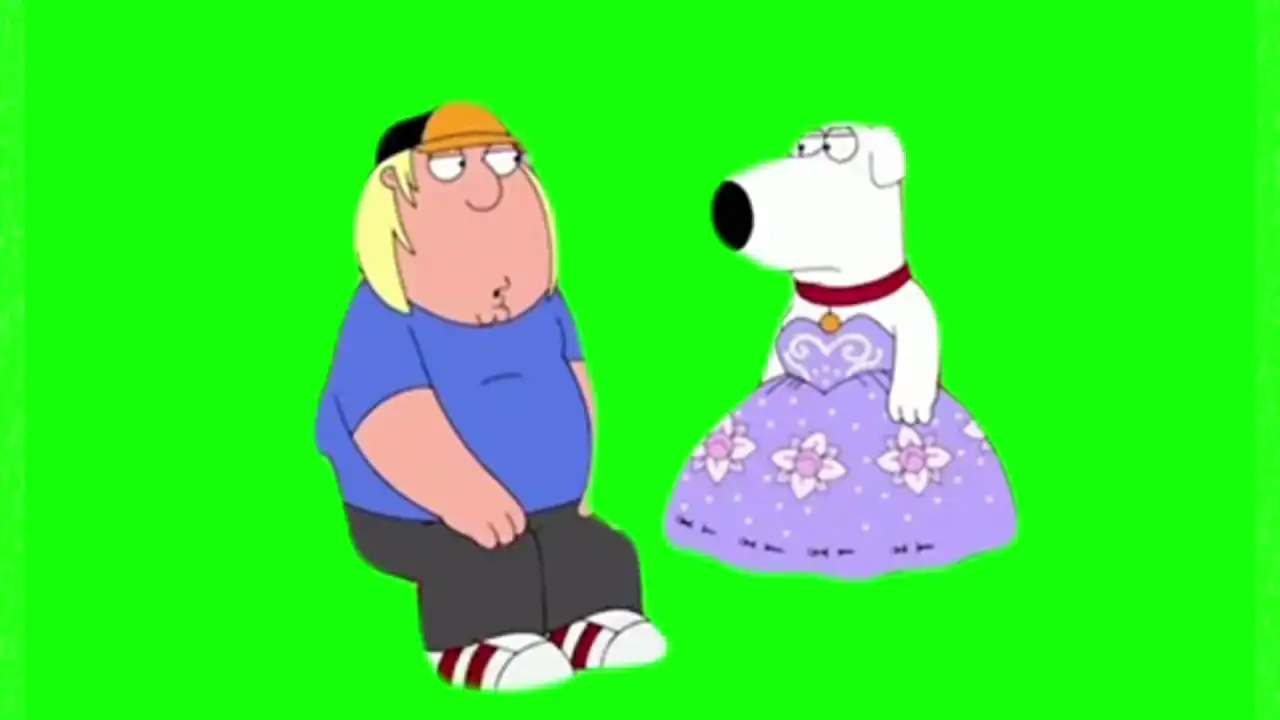 family guy do you or do you not feel bonita meme green screen