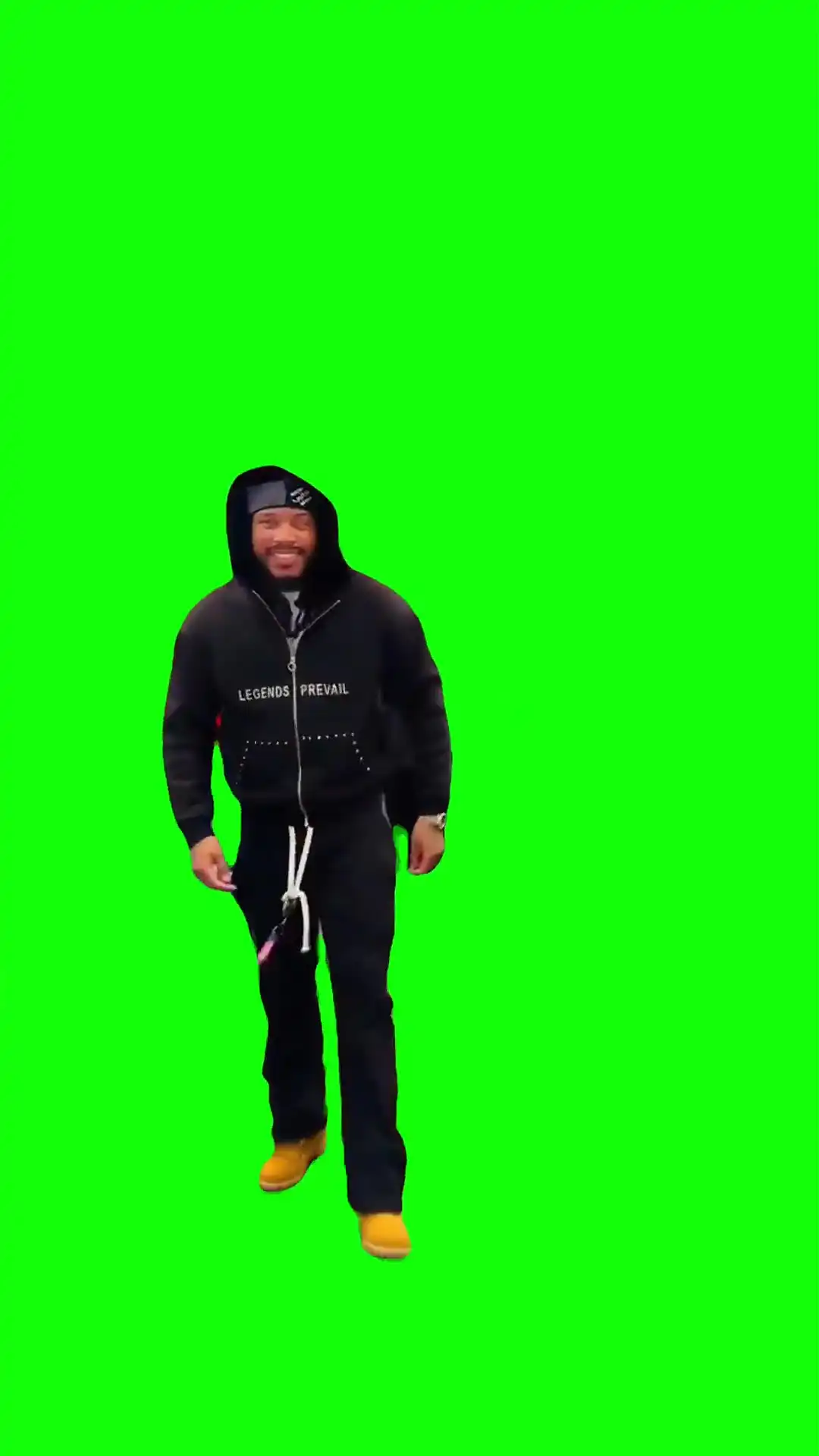 Fetty wap walking Green Screen Meme