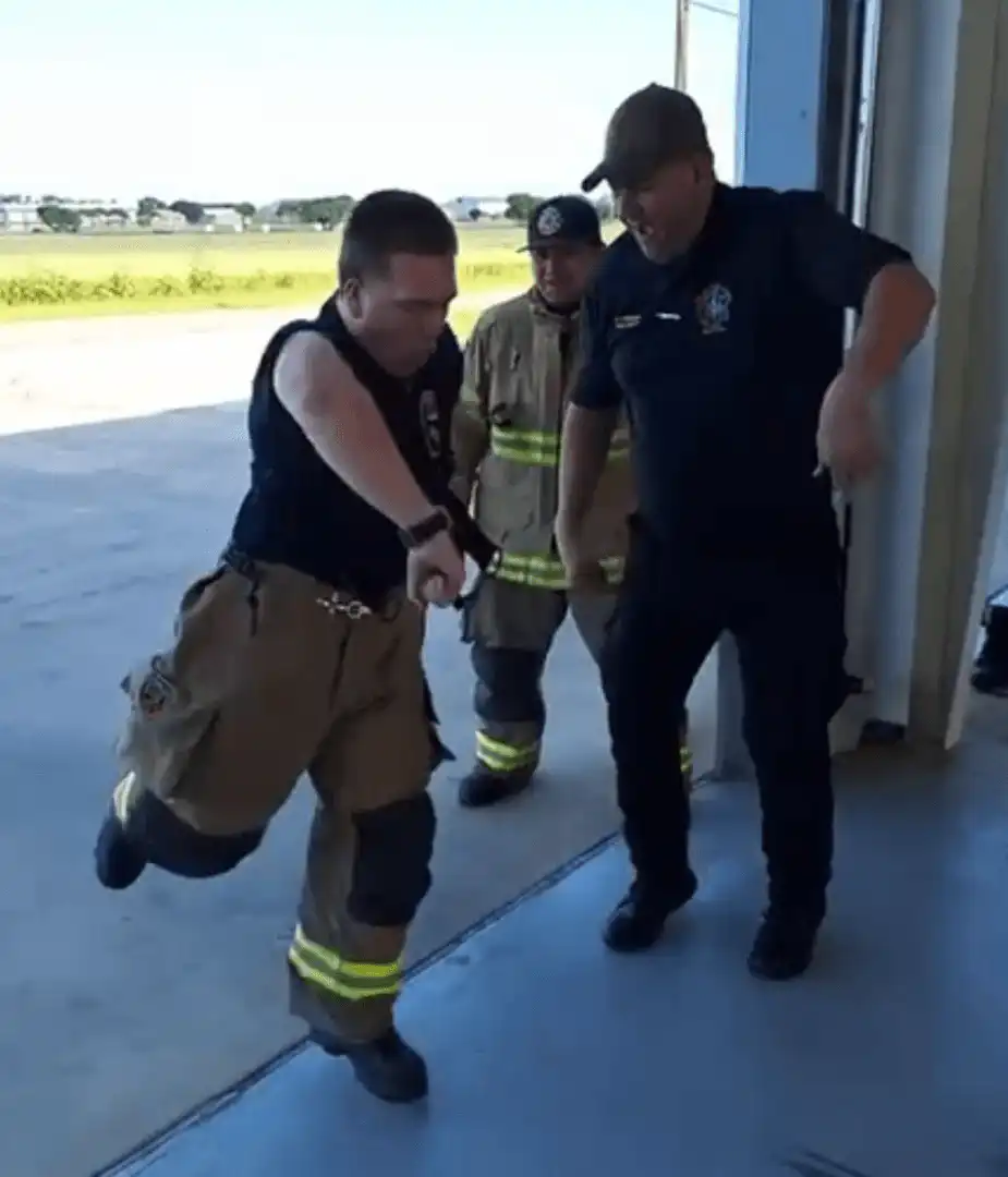 Firefighters dance meme