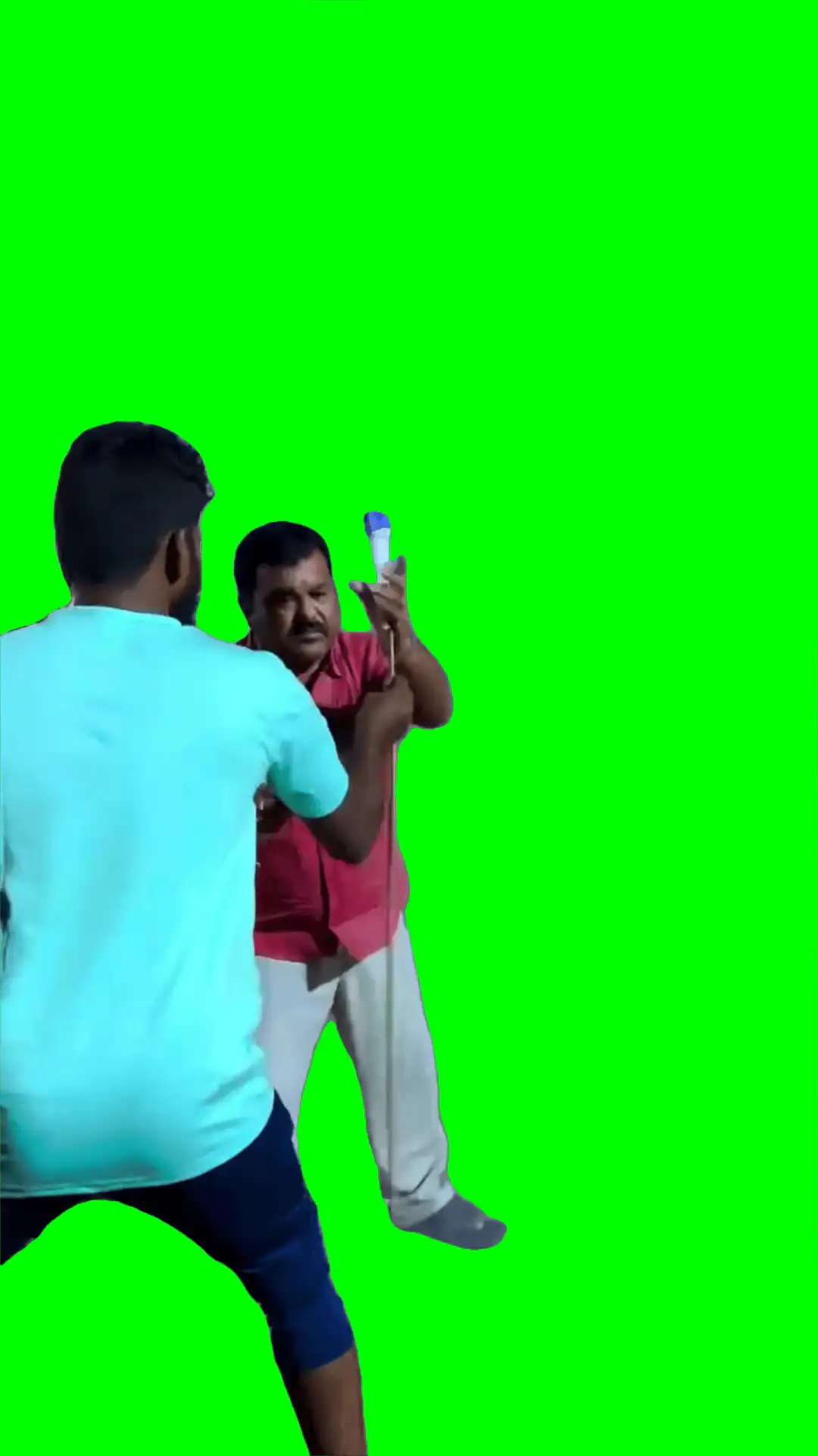 Firework launch green screen