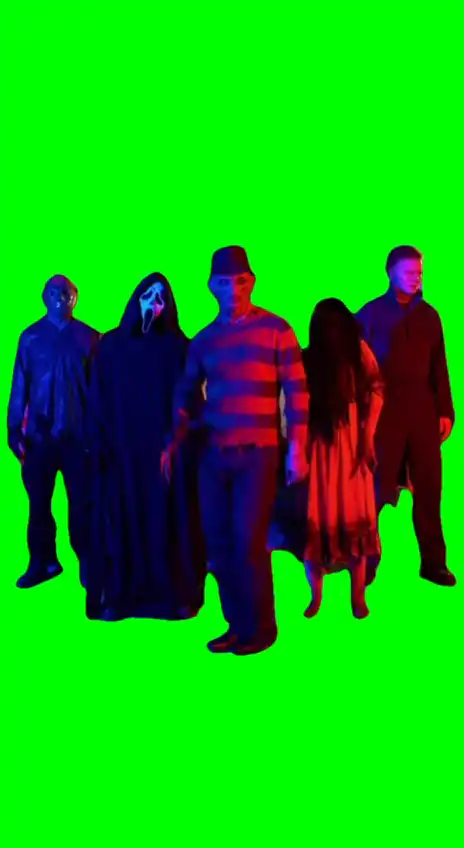 Floridians dancing in hurricane meme green screen