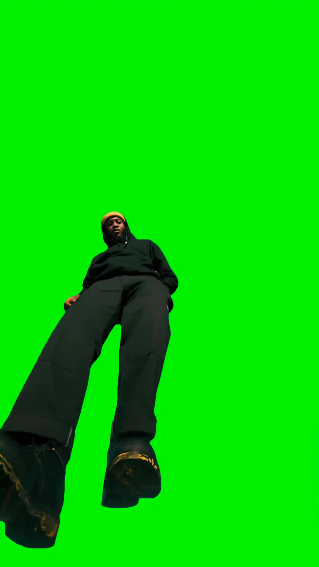foot dance meme green screen