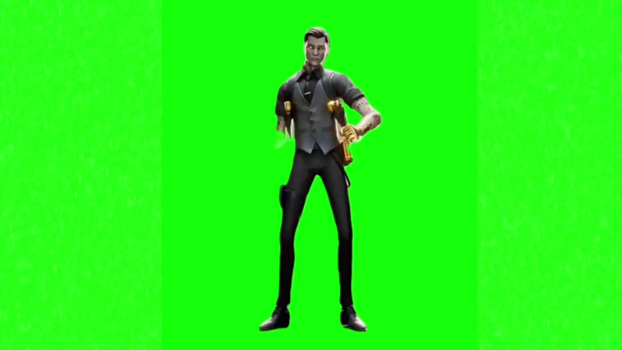 Fortnite Mamushi Meme green screen
