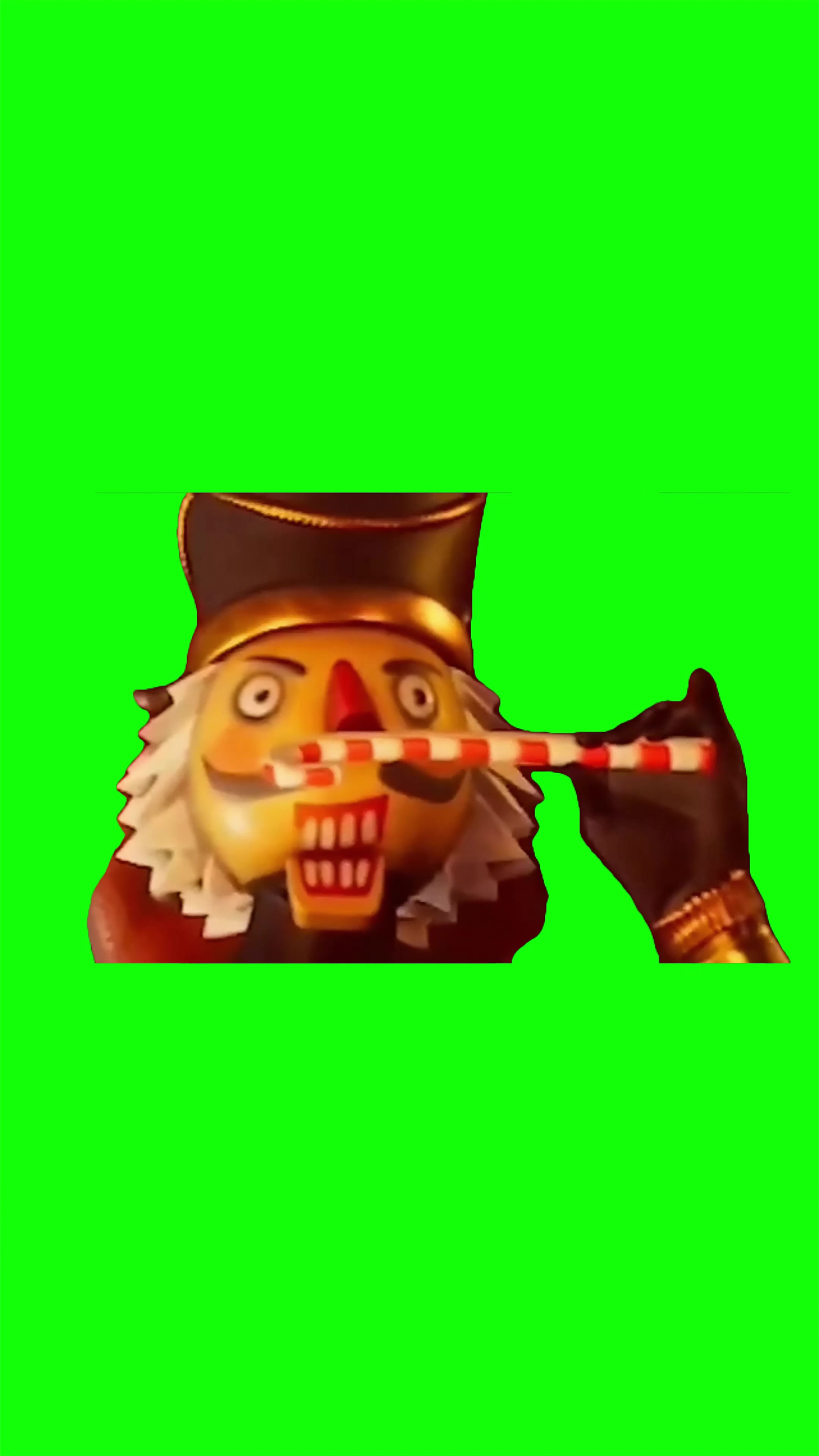 Fortnite Sniffing Candy Cane Meme Green screen