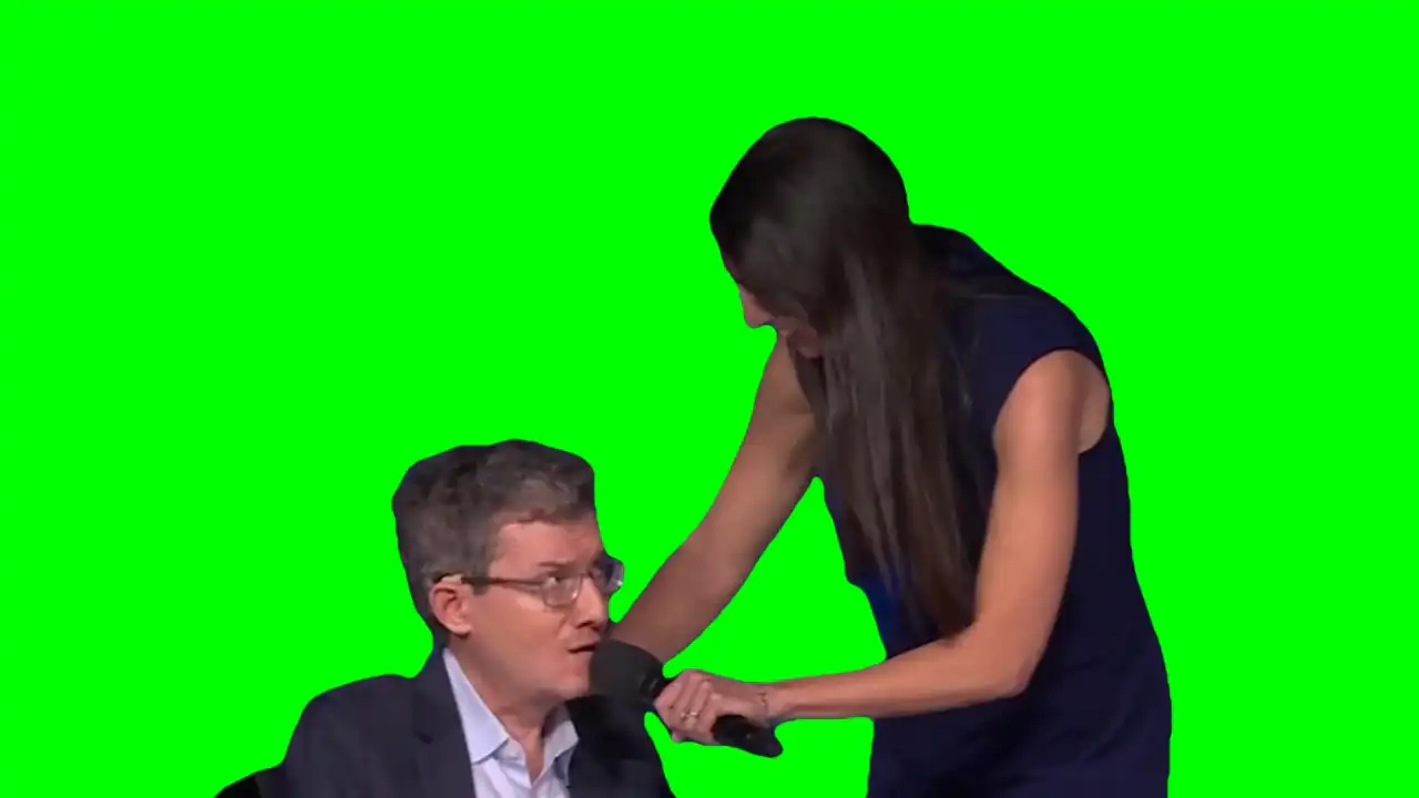 Founders of ALS nonprofit speech green screen