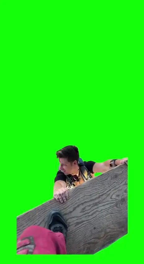 Freddychase Skydiving green screen