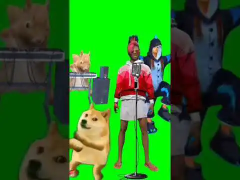 Free fire funny green screen
