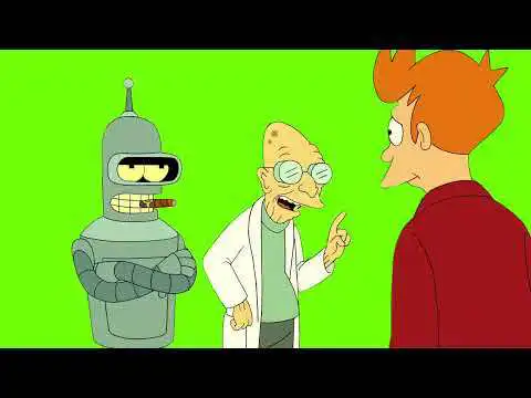 Futurama I had a good life Green screen