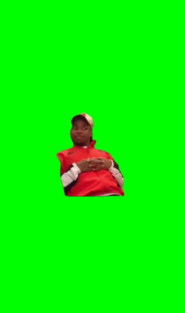 Gasp of air Meme Green Screen