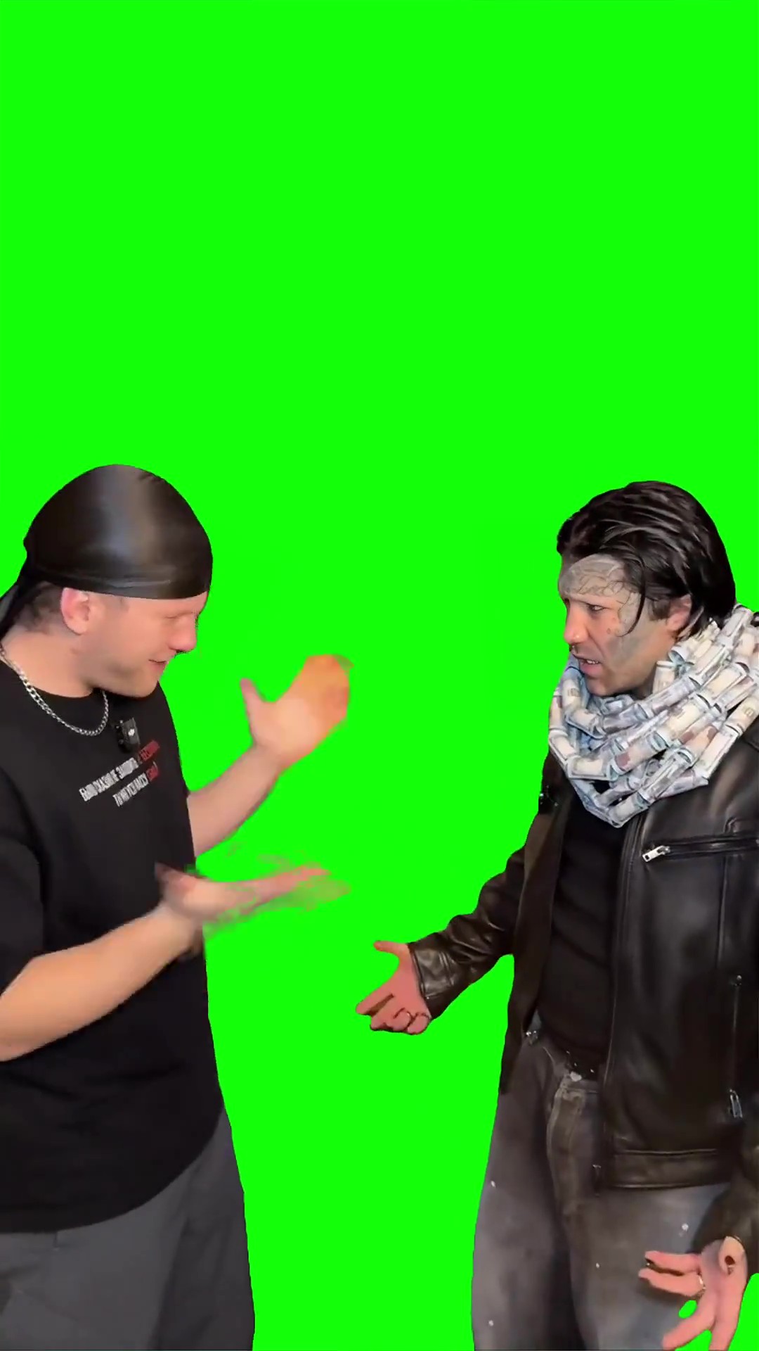 Gen Z Greeting Green Screen Meme