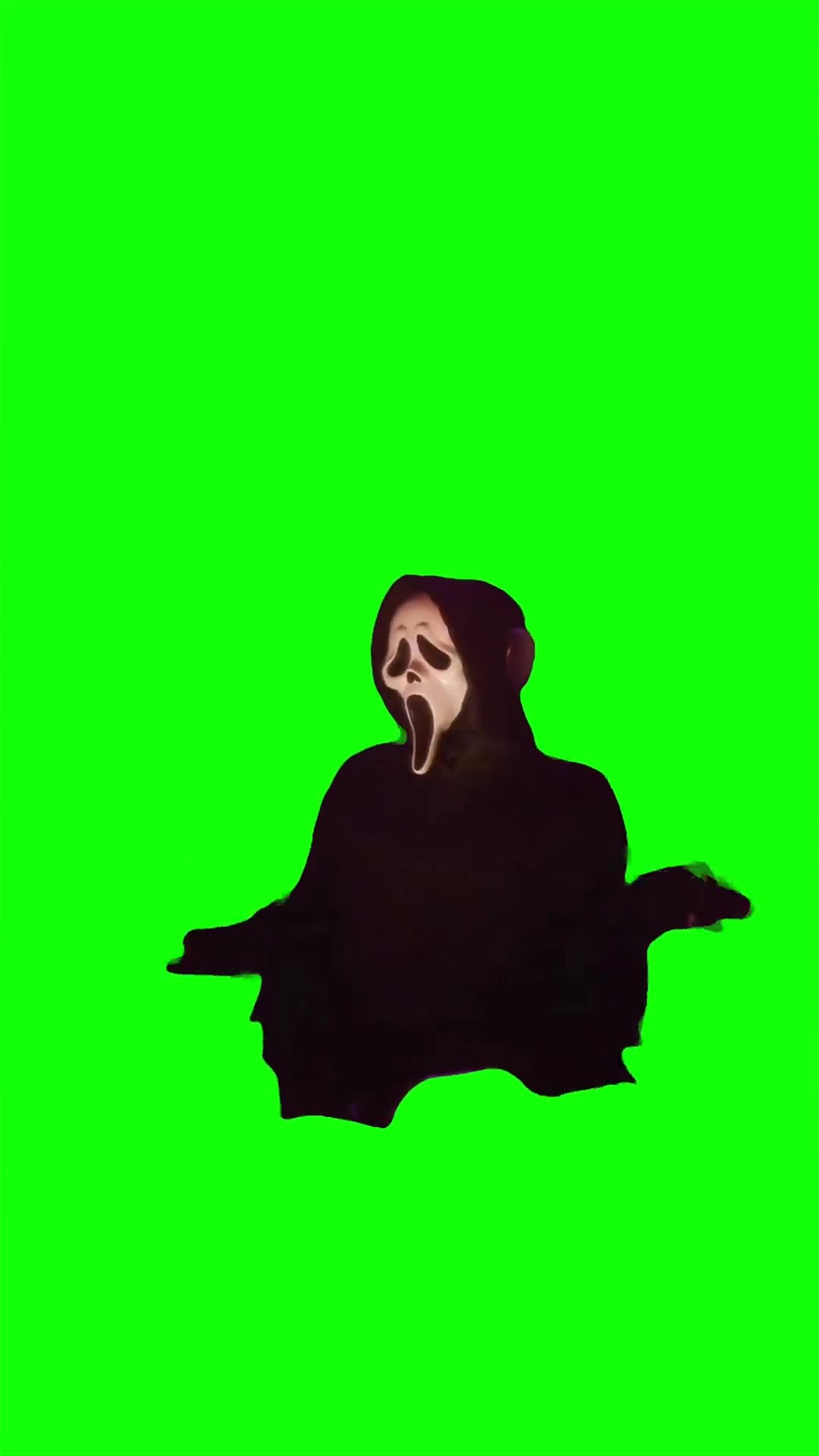 Ghost face dancing Green Screen Meme