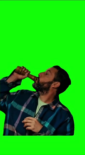Gilmore hiding alcohol Green Screen