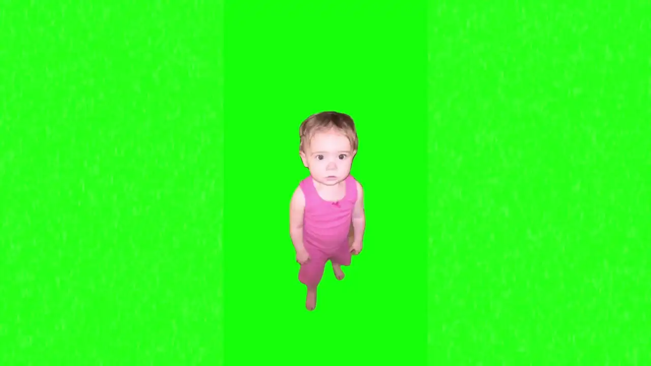 Girl Eyerolls Meme Green Screen
