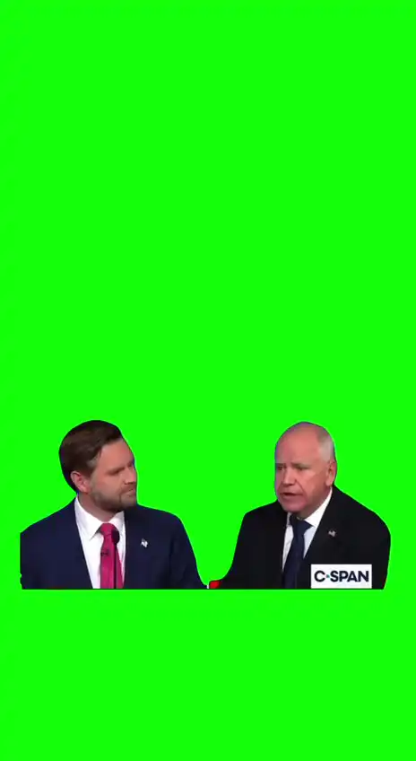 Giving the look Meme green screen