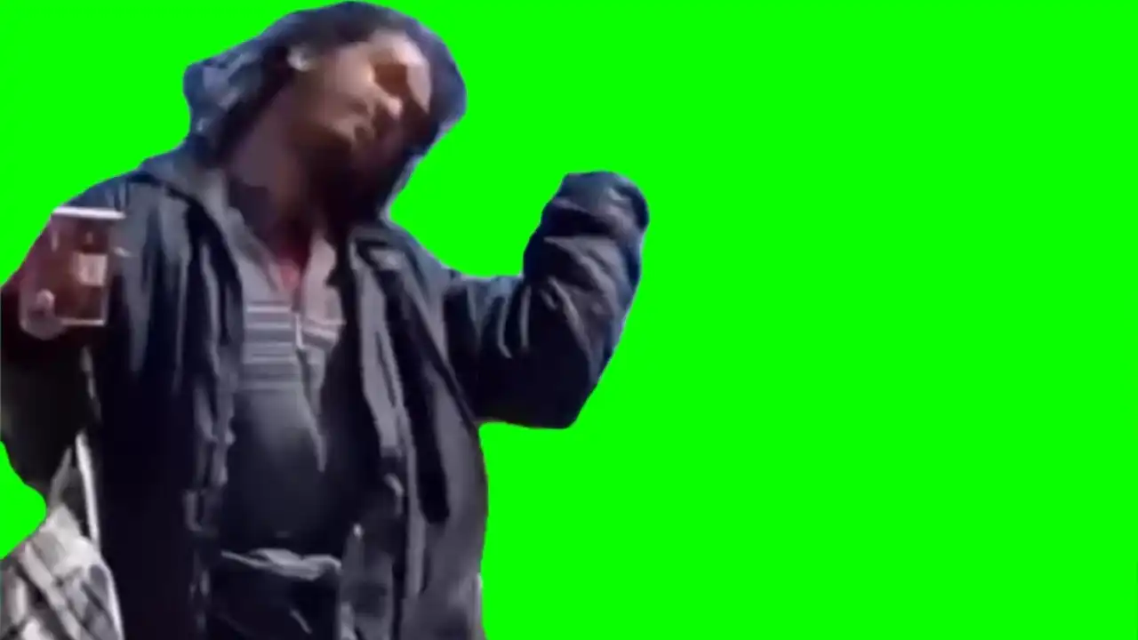 Giy dancing meme green screen