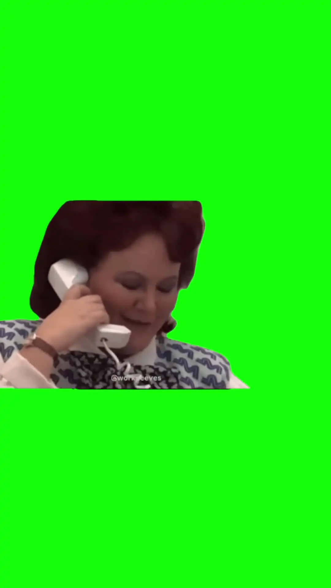 Gobble gobble meme green screen