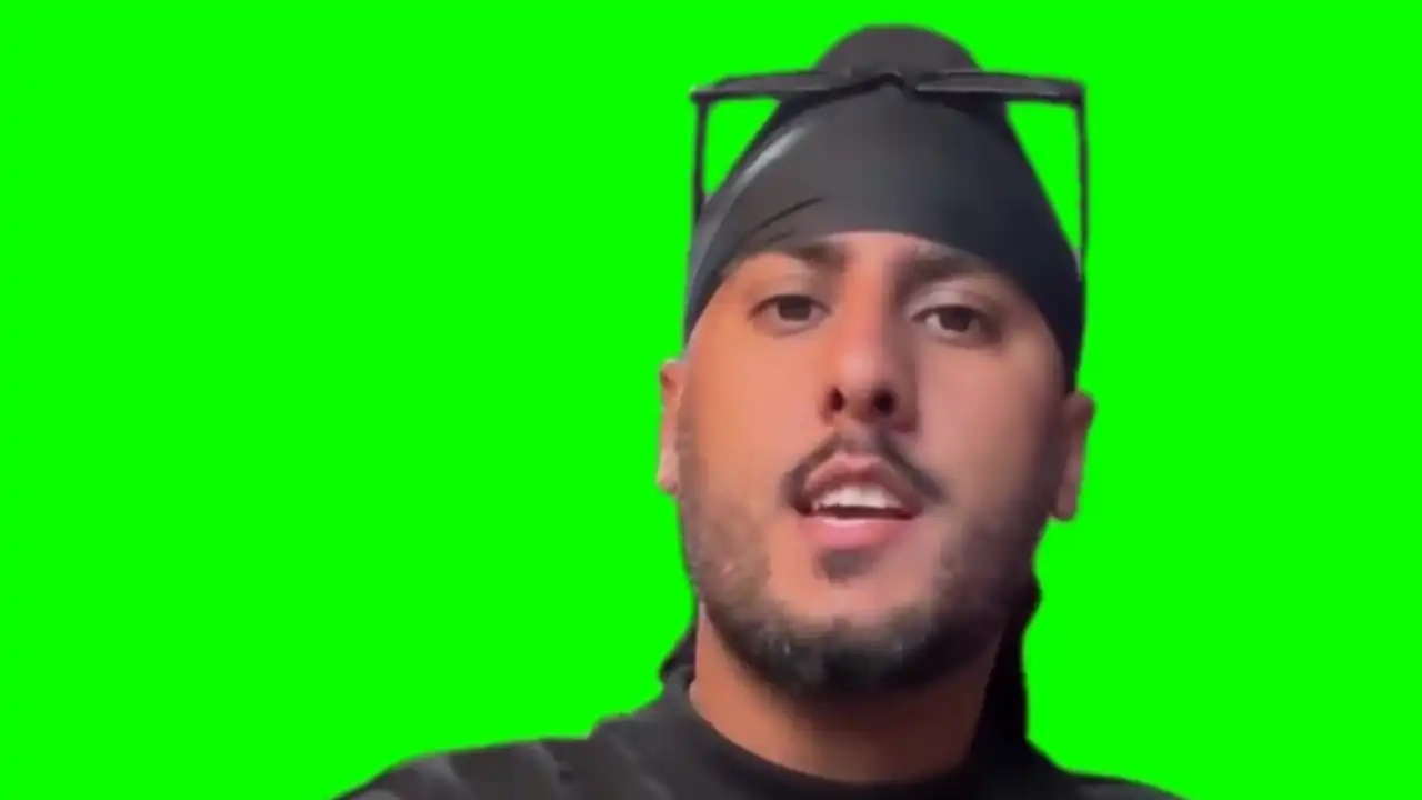 Good morning da pineapple green screen