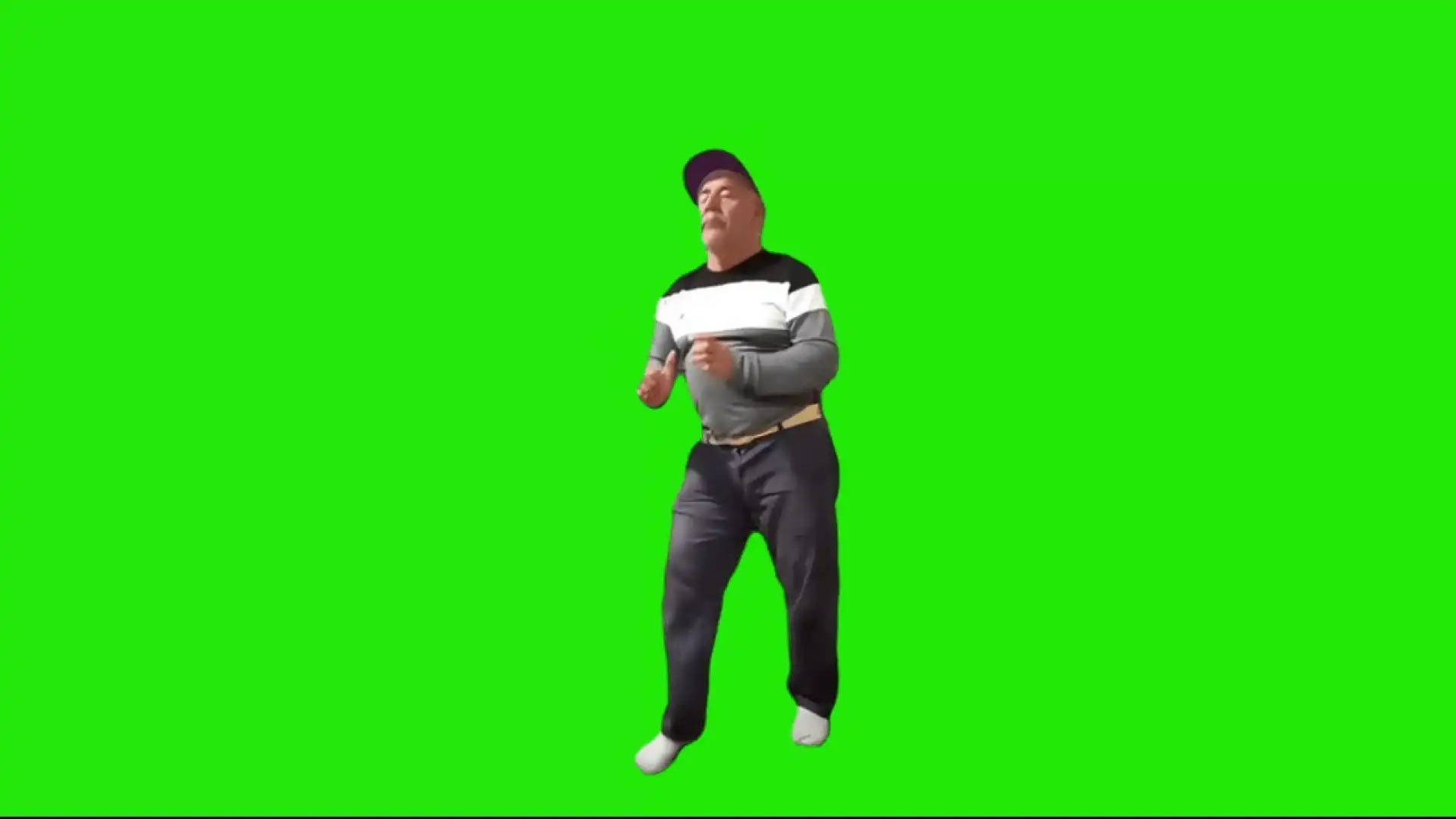 Grandpa ricardin dance meme green screen