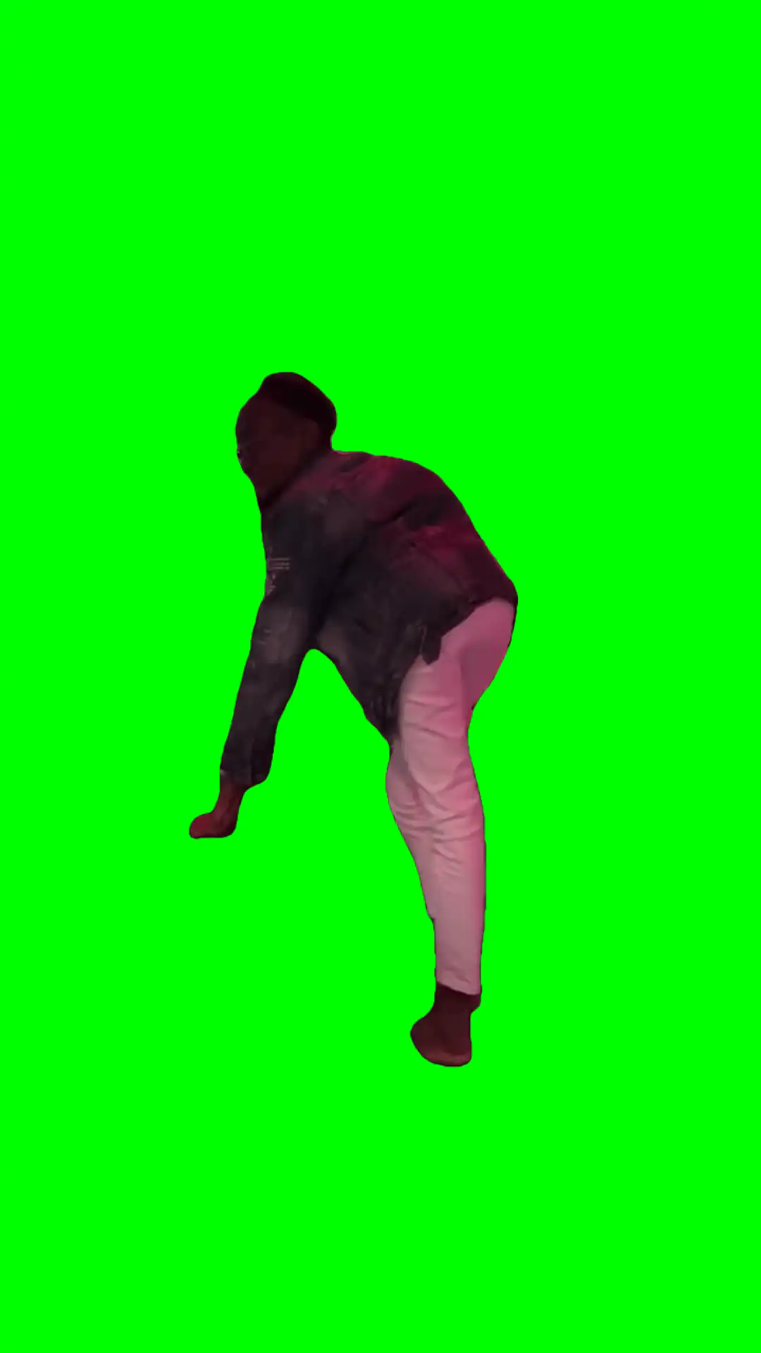 Granny dancing green screen