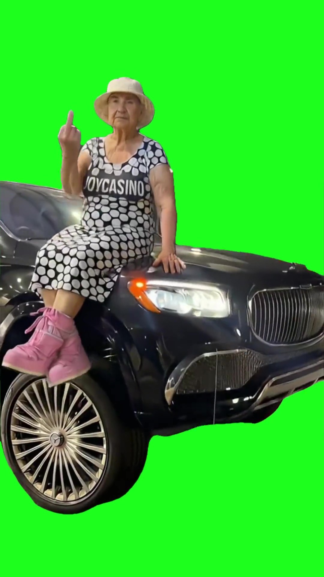 Granny Maybac Music Meme Green Screen
