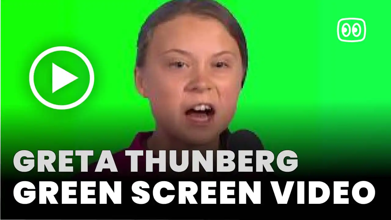 Greta Thunberg Green Screen