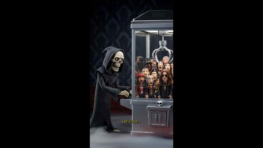 Grim Reaper Claw Machine Meme Template