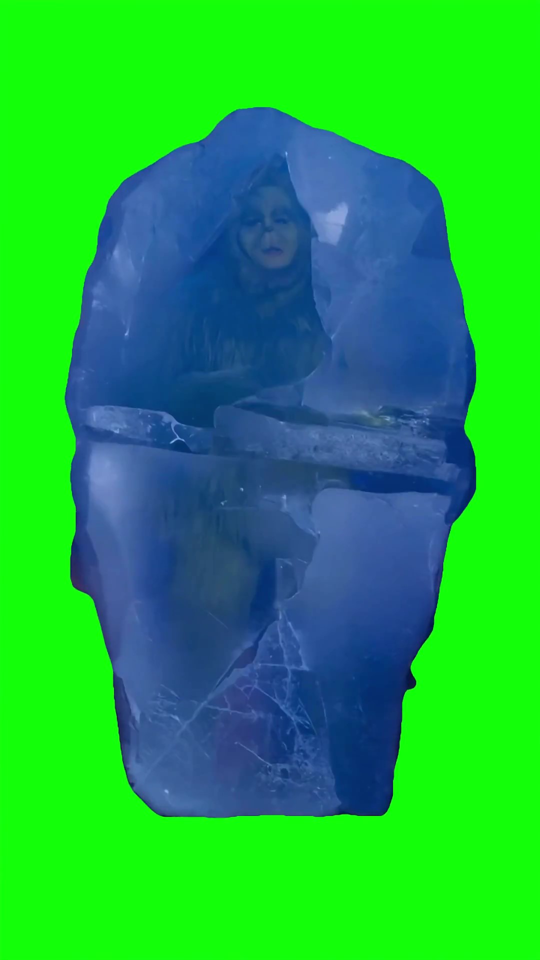 Grinch defrosted Green Screen Meme