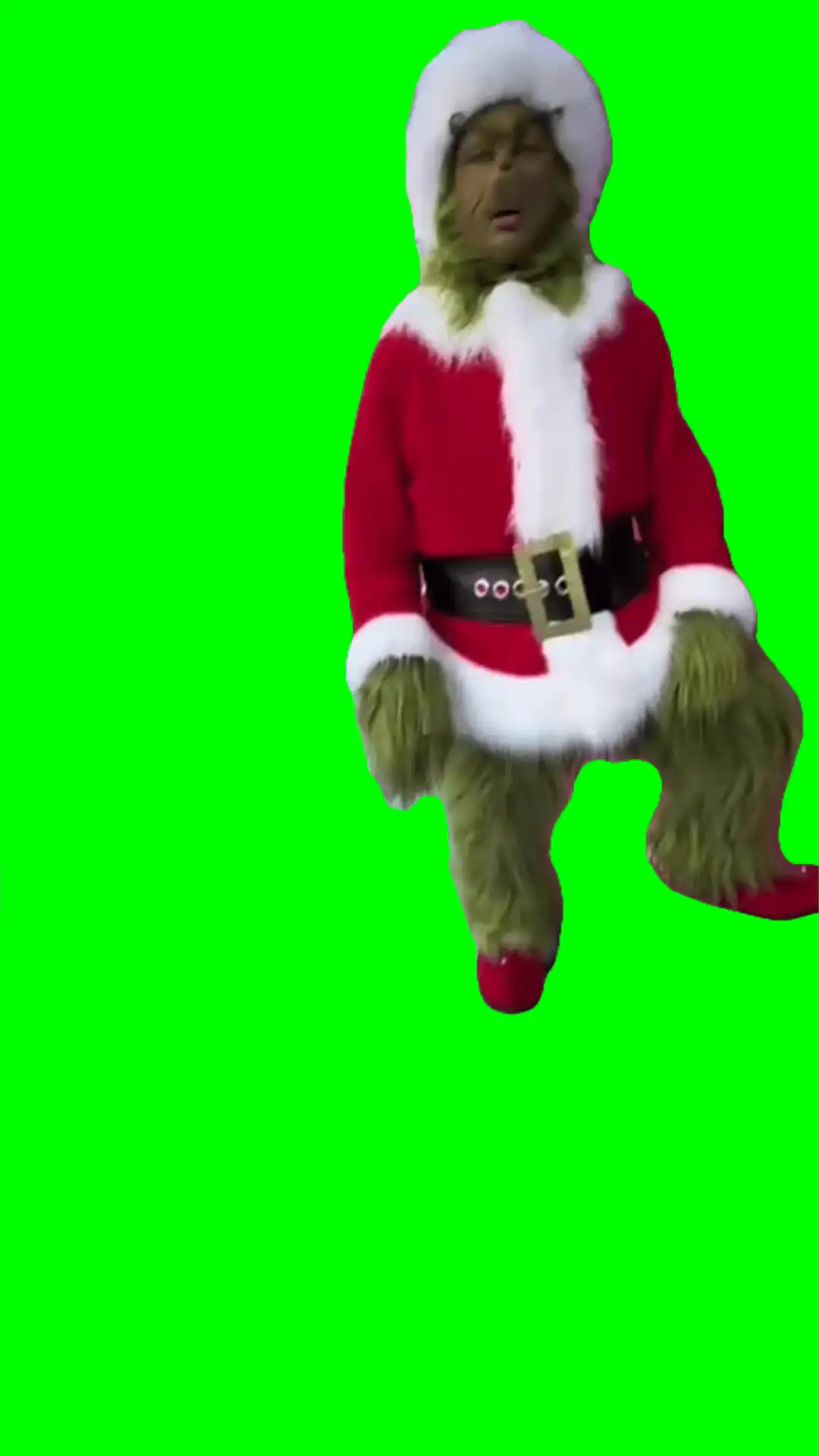 Grinch it was great till now green screen